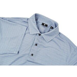 Foodjoy Shirt Men Medium Golf Blue Polo Short Sleeve Stretch Purple/ Blue  EUC